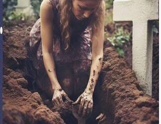 Уснула на могиле дочери. Очнулась, когда услышала её голос, обернулась — и потеряла дар речи