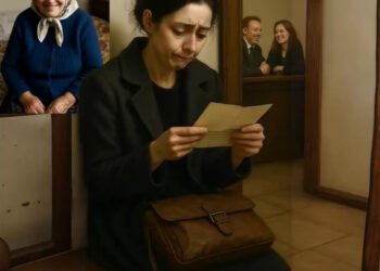 СИРОТА С ОТЧАЯНИЕМ СЛУШАЛА ЗАВЕЩАНИЕ, СЛЫША СМЕХ МУЖА И ЕГО ИЗБРАННИЦЫ! И В КОНЦЕ КОНЦОВ УЗНАЕТ, ЧТО ОТ СВЕКРОВИ ЕЙ ДОСТАЛОСЬ ЛИШЬ КАКОЕ-ТО НЕПОНЯТНОЕ ПИСЬМО… ОТКРЫЛА – ПРОЧИТАЛА – И ЕДВА НЕ УПАЛА!…