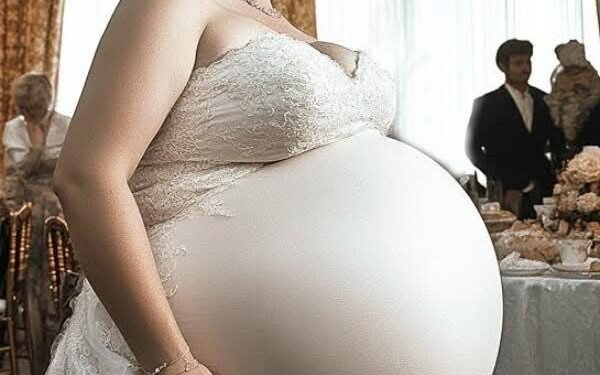 На свадьбе все онемели от огромного живота невесты и думали она родит пятерню прямо сейчас…