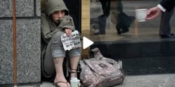 Миллионер дал попрошайке 5 тысяч и решил проследить, что она купит. Увидел, что она покупает — и онемел