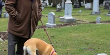 Старик прибирал на могилке сына, а его собака начала что-то копать в земле. Находка всполошила всё село